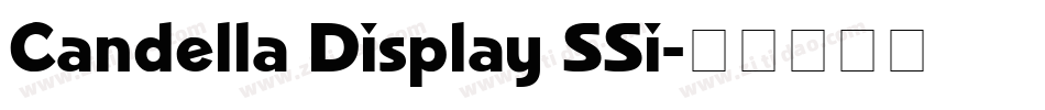 Candella Display SSi字体转换